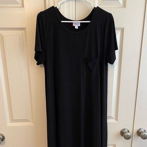 LuLaRoe black Carly dress